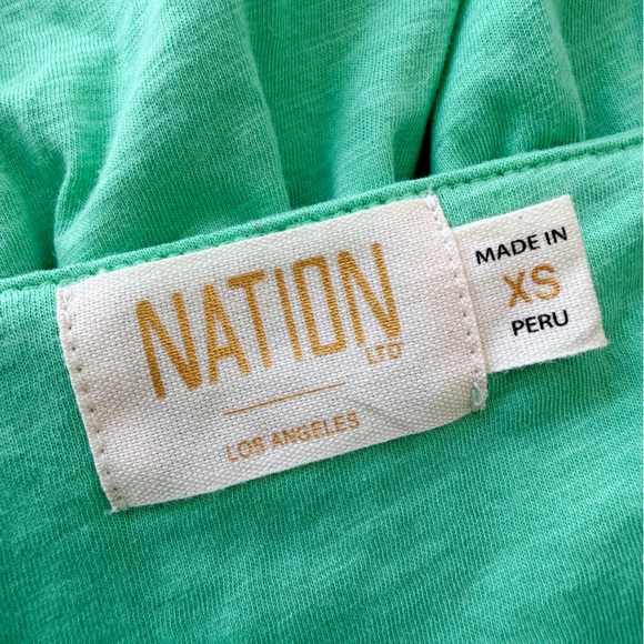 NATION LTD • Brittini Smocked Waist Midi Dress in Katydid - Picture 10 of 14